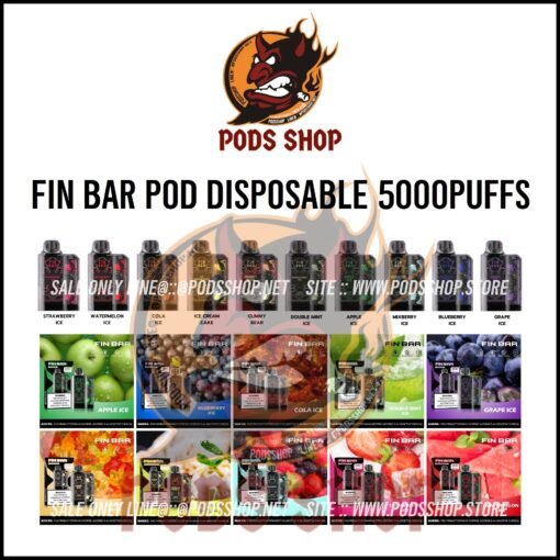 Fin Bar 5000 PUFFS Disposable Pod