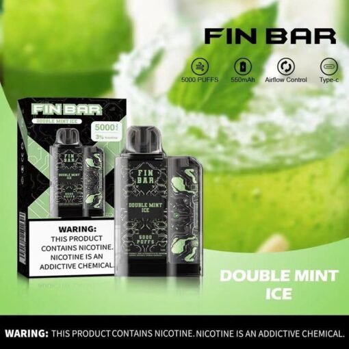 Fin Bar Pod Disposable กลิ่น Double Mint Ice