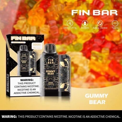 Fin Bar Pod Disposable กลิ่น Gummy Bear