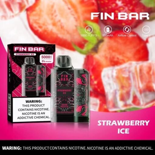 Fin Bar Pod Disposable กลิ่น Strawberry Ice